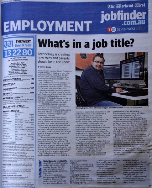 Interview that appeared in Weekend West last month.